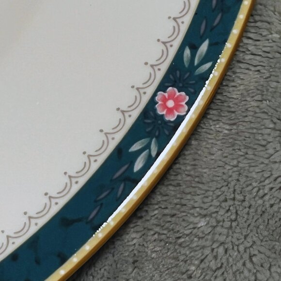 Vintage 1990s Christopher Stuart Somerset Fine China Dinner Plates – Set of 6 (1 - Picture 6 of 7